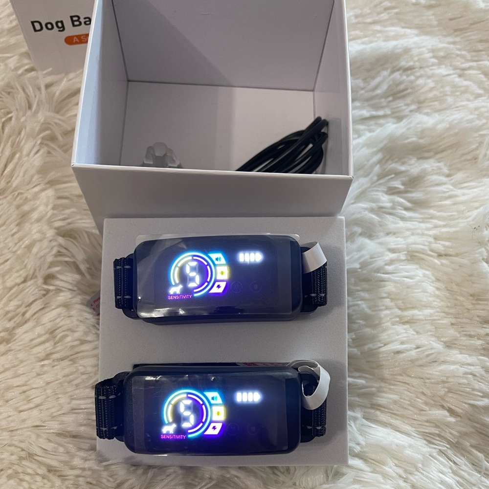 NWT Bark Collar | 2 Pack | Rechargeable Training Collar | Anti Barking Device